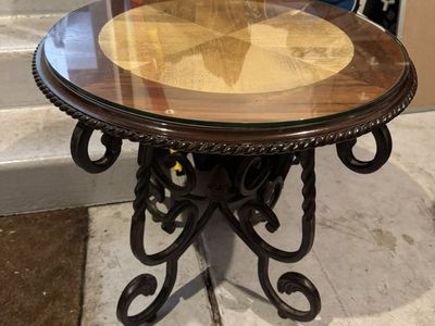 Small round table