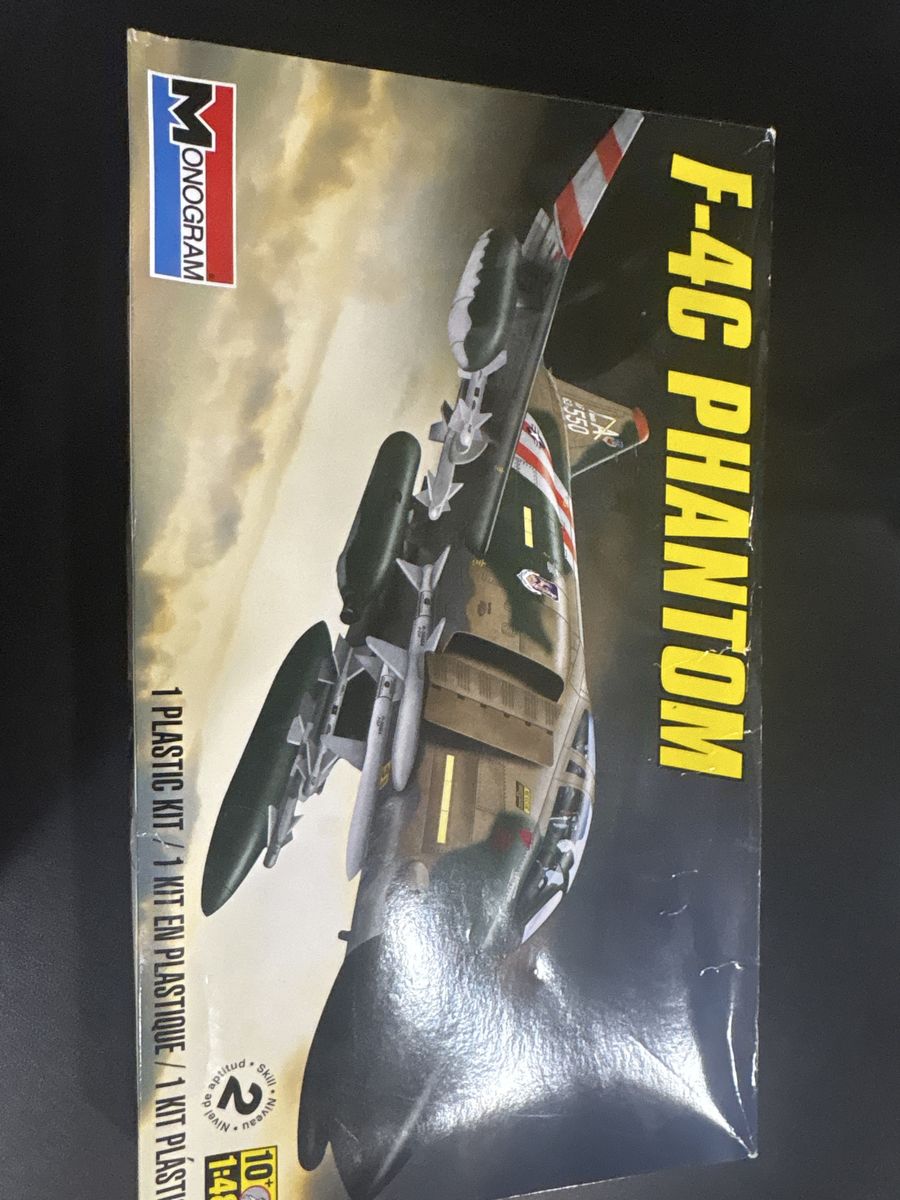 Monogram F-4C Phantom 1:48 Scale Plastic Model Kit - Skill Level 2
