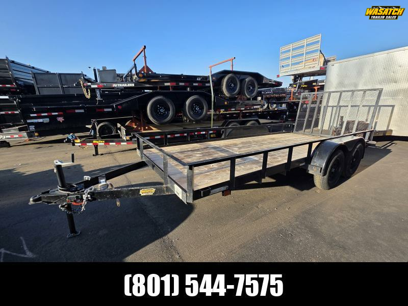 USED 2021 6X16 Carry-On Patriot 7K Utility Trailer