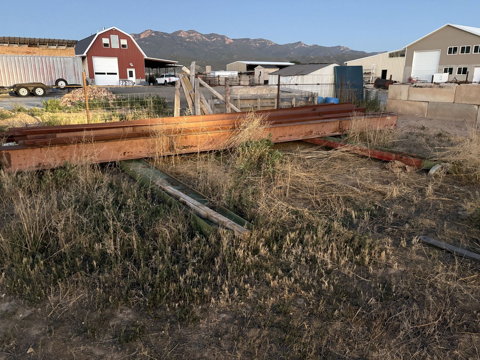 Heavy-Duty I-Beams (2 Available) - 30ft Lengths, 10-inch wide, 14-inch tall