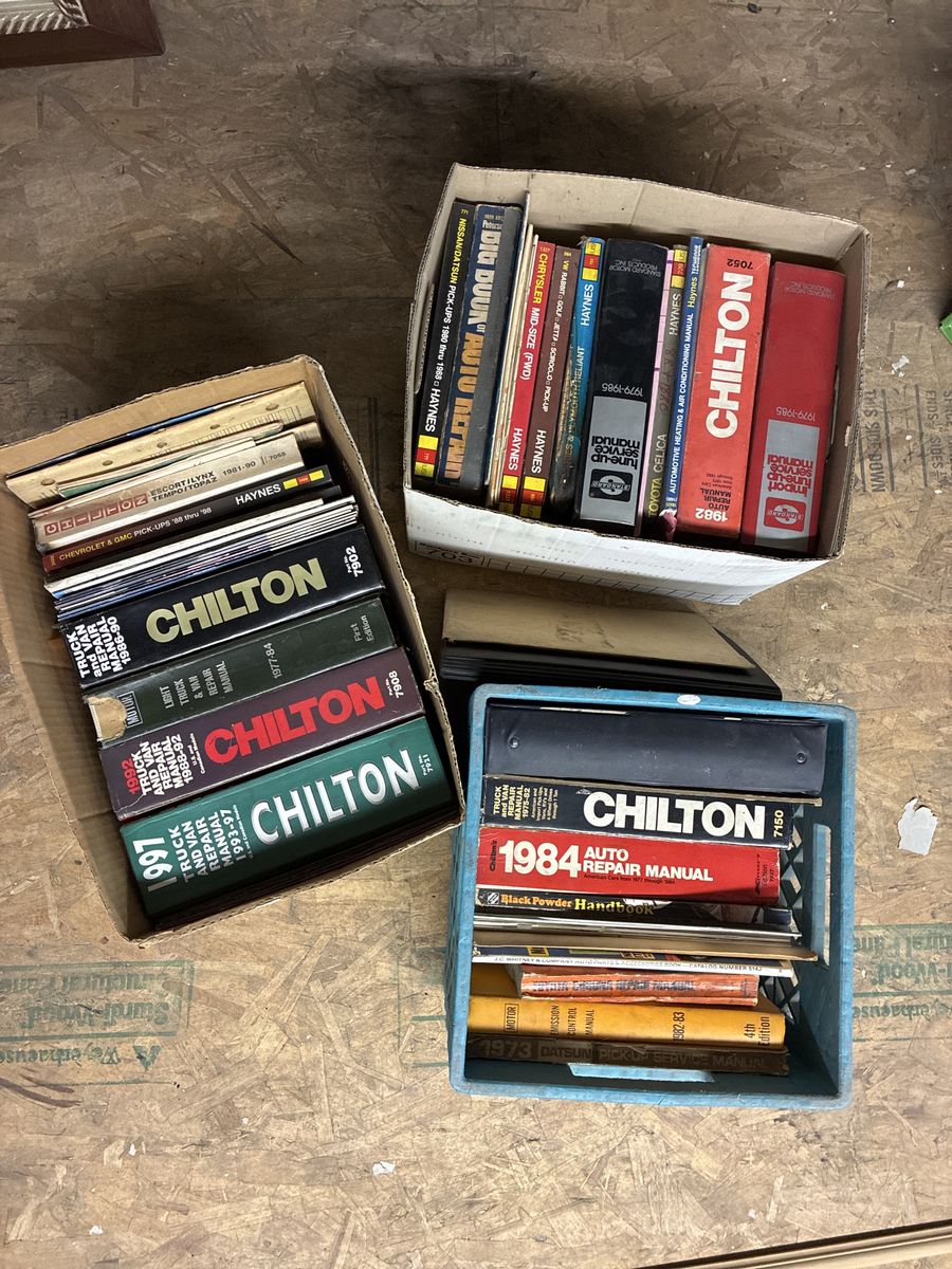Vintage Chilton's Auto and other Misc Repair Manuals - Assorted Collection - Man Cave Mechanics