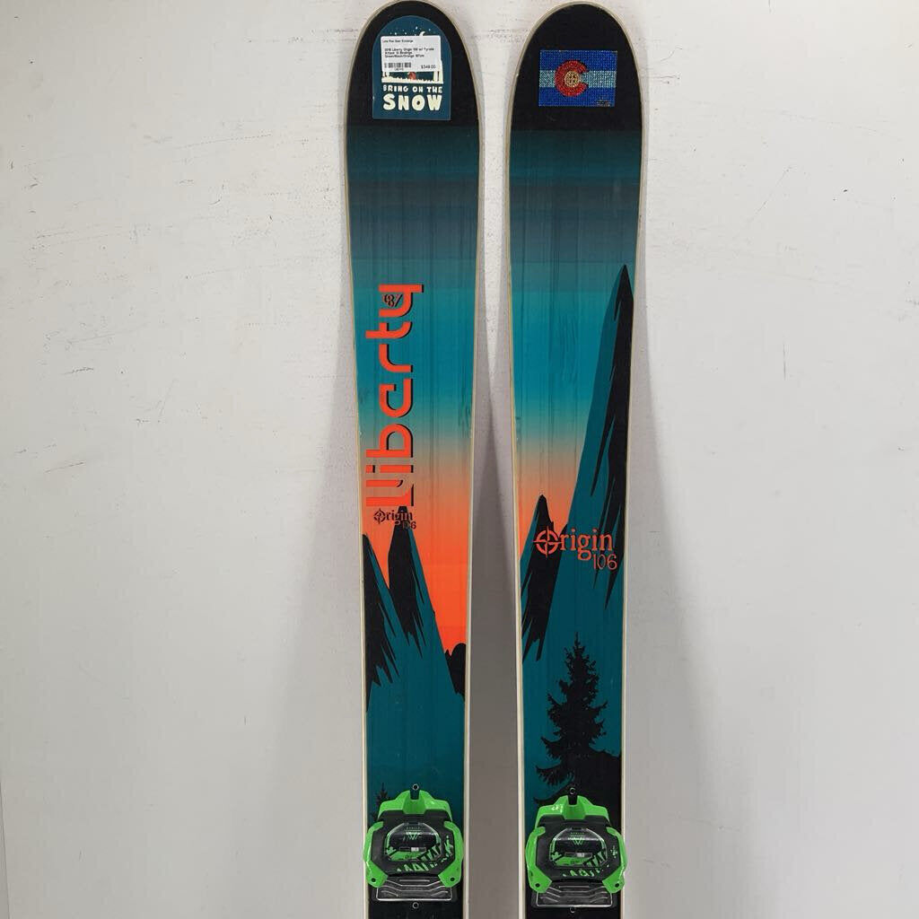 2019 Liberty Origin 106 w/ Tyrolia Attack 13 Bindings