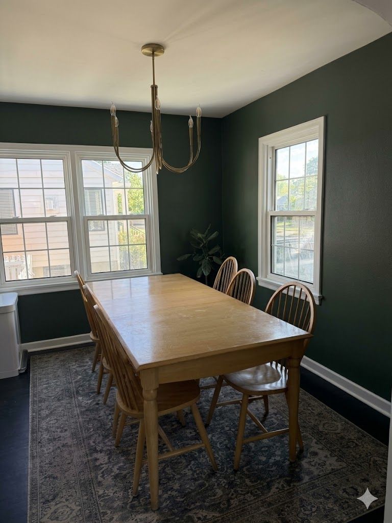 Ethan Allen Maple table and 6 chairs
