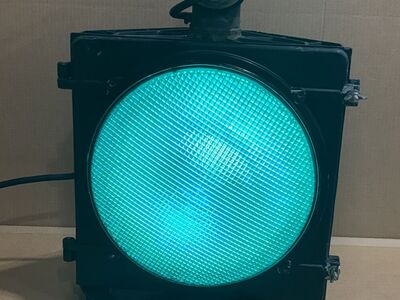 12 Inch LED Green Traffic Light - Stop Light