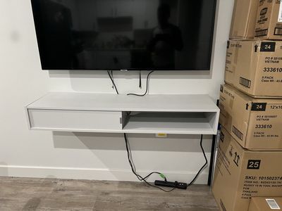 Wall-mounted TV Shelf Thing
