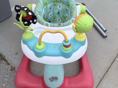 Baby Activity Walker - Red/Blue/Green