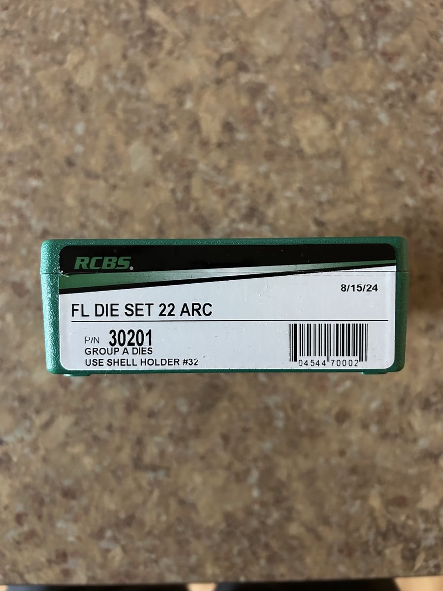 RCBS .22 ARC Dies