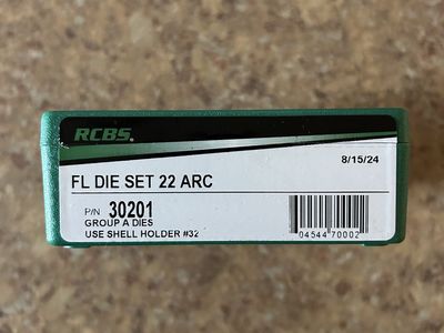 RCBS .22 ARC Dies