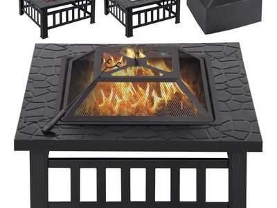 Backyard Fire Pit Table