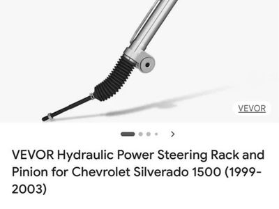 VEVOR Hydraulic Power Steering Rack and Pinion for Chevrolet Silverado 1500 (1999-2003)