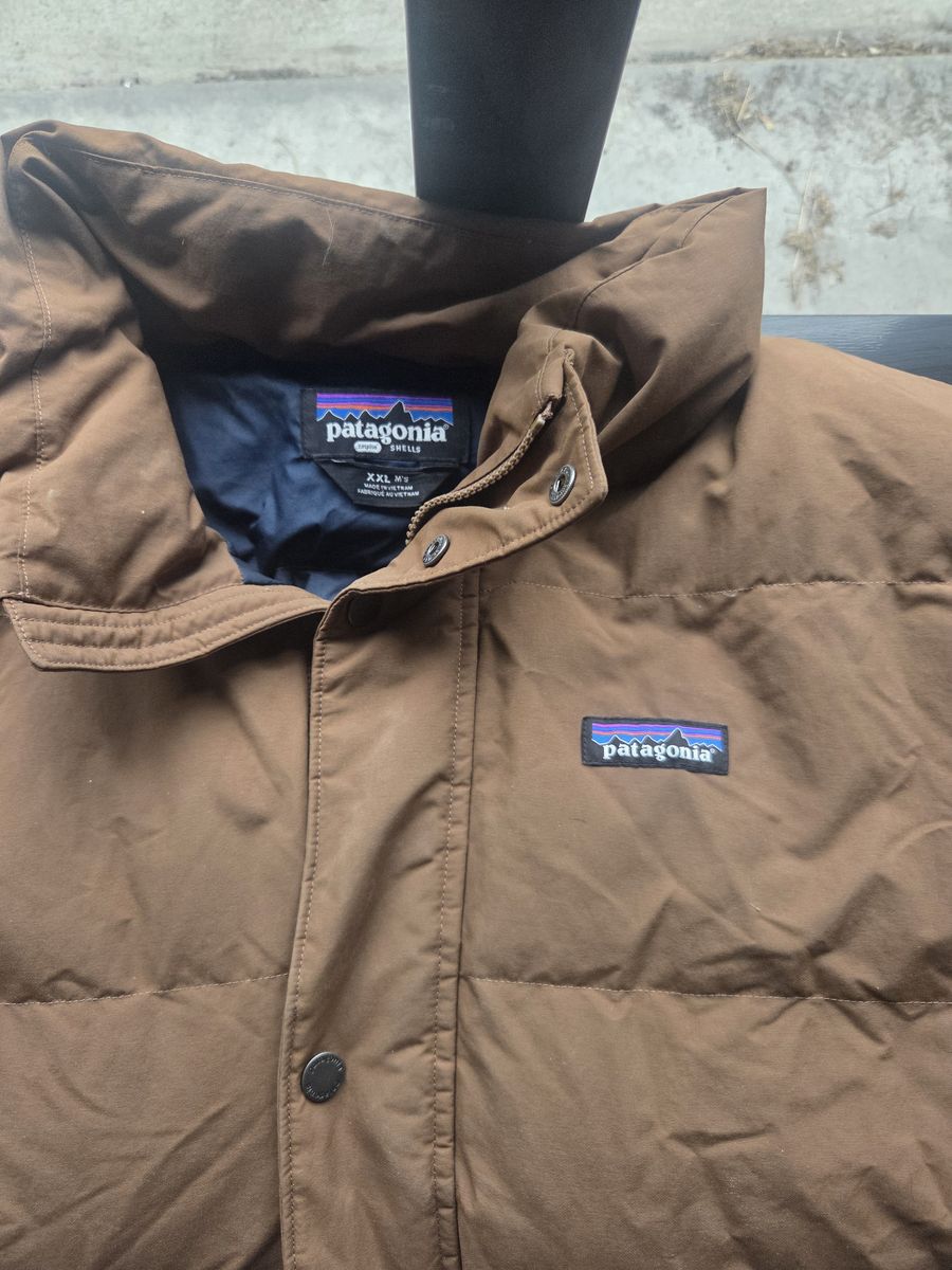 Patagonia XXL Brown NetPlus Recycled Nylon Insulated Quilted Jacket - Excellent Condition!