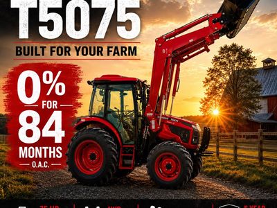 TYM T5075 Cab Tractor and Loader