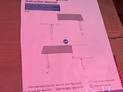 Huanuo Electric Standing L-Shaped Desk HNESD109V