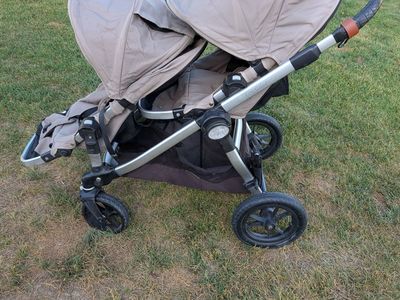 Baby Jogger City Select Double Stroller - Tan/Black, Modular Design