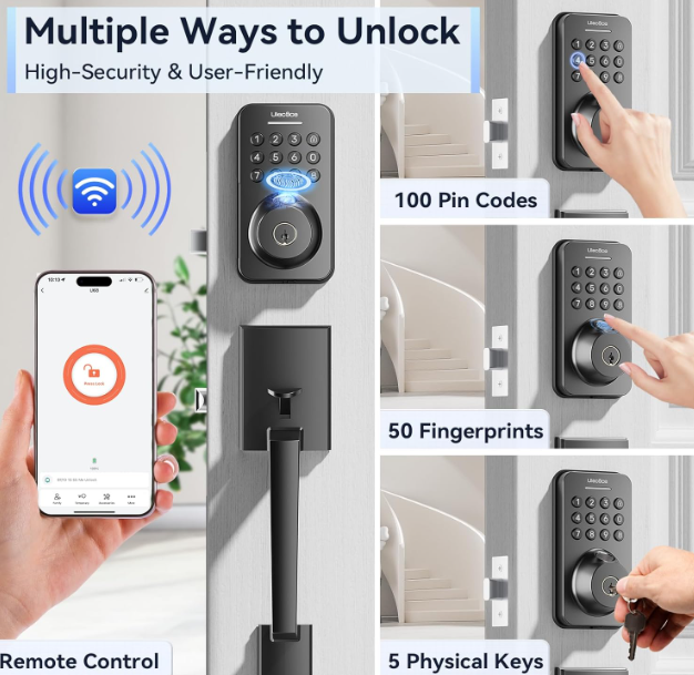 New in box Keyless Entry Door Lock with Handle Set