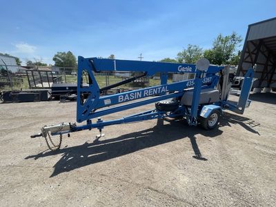 Genie TZ-50 Towable Articulating Boom Lift - 50ft