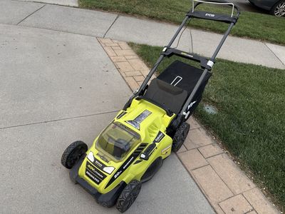 Ryobi 40V Brushless 20-Inch Cordless Lawn Mower with Grass Bag