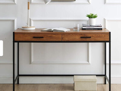 Caffoz Home Office 2-drawer Writing Desk