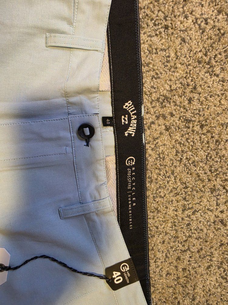 Billabong Crossfire Submersible Shorts - Size 40 - Recycler Light Blue