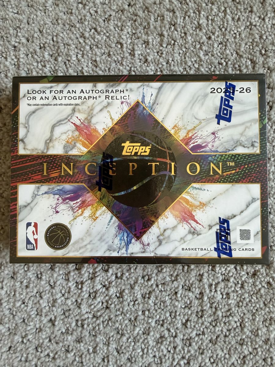 2025-26 Topps Inception NBA Basketball Trading Cards Factory Sealed Hobby Box