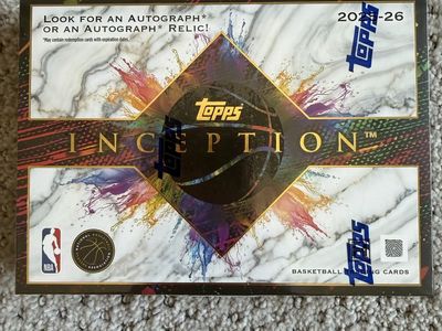 2025-26 Topps Inception NBA Basketball Trading Cards Factory Sealed Hobby Box