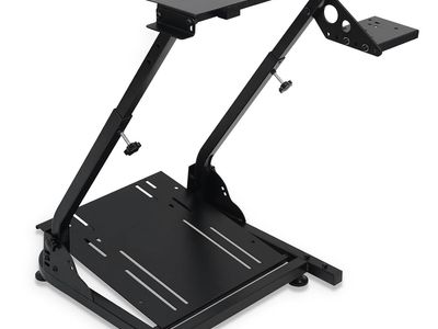 Sim Racing Wheel Stand Foldable & Adjustable Height Steering Wheel Standco