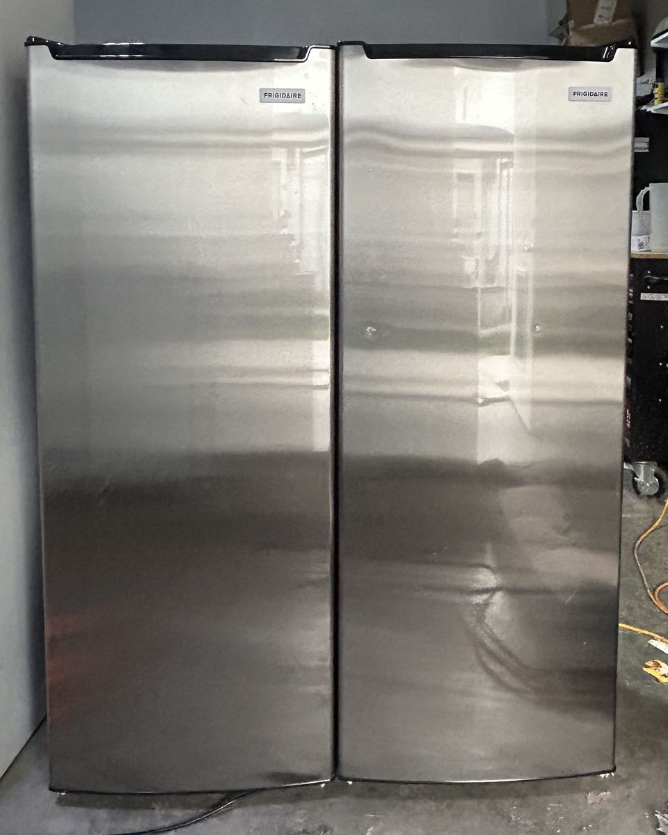 2 Stainless Steel Small Freezers