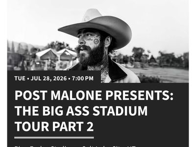 Post Malone VIP package floor row 1
