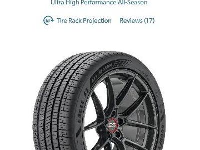 Goodyear Eagle F1 All Season Tire 275/30ZR20 97Y XL New