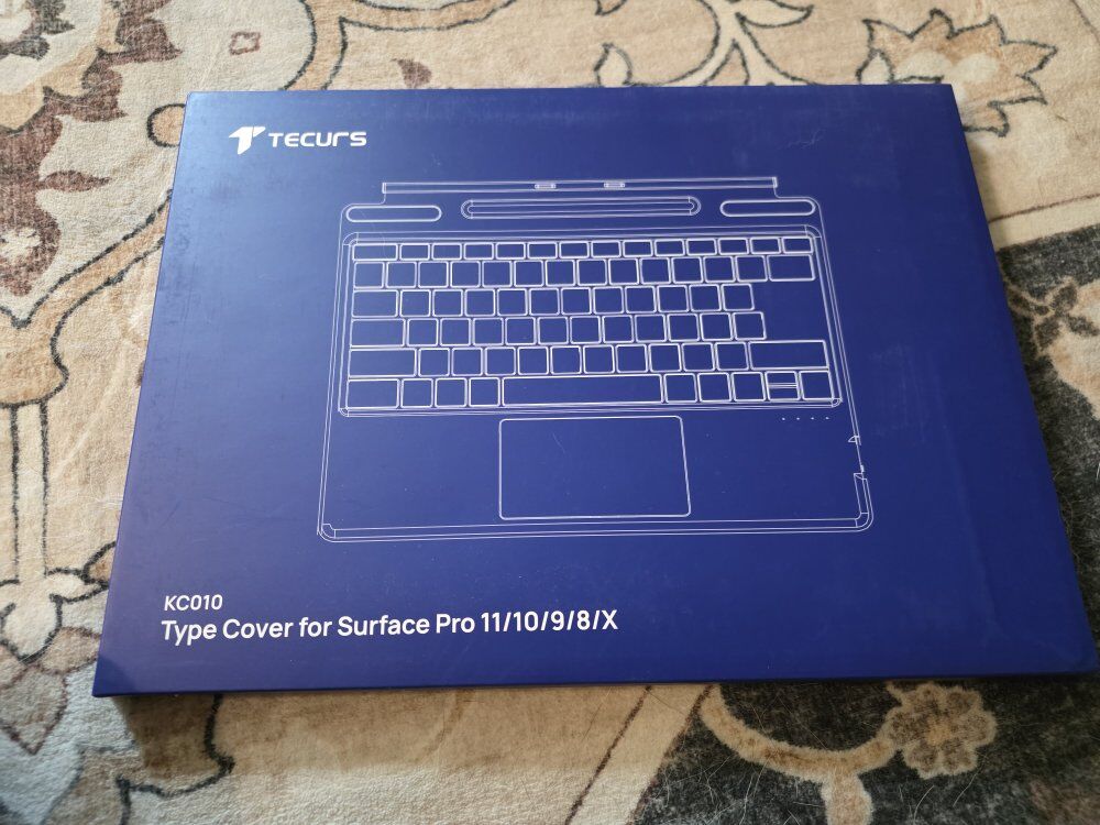 Tecurs Type Cover for Surface Pro 11, 10, 9, 8, X