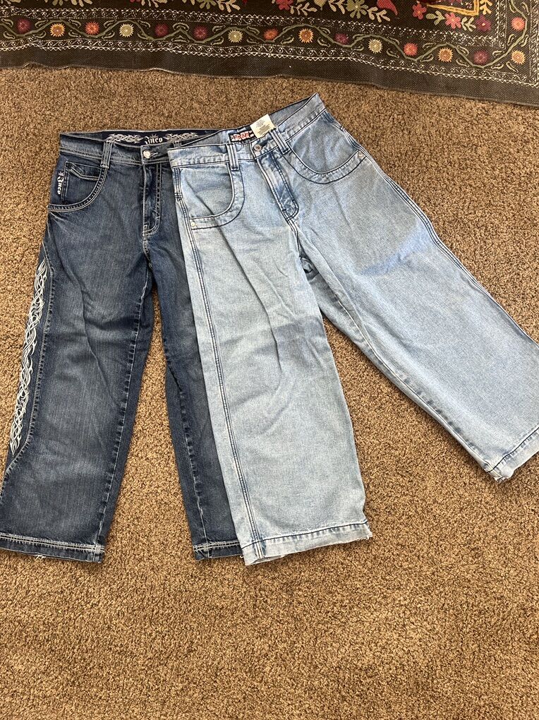 2 pairs Of Jnco Jeans