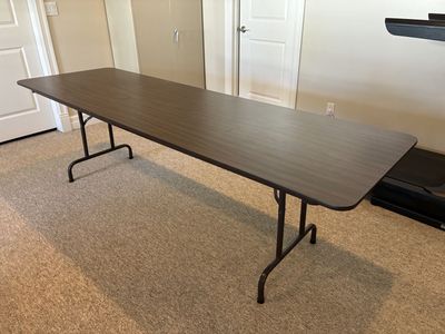 8 Foot Long Folding Tables (2 each)