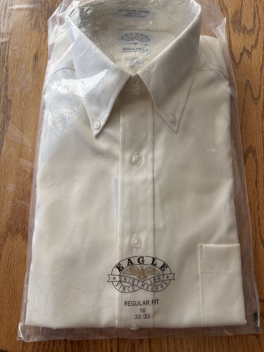 Eagle light cream dress shirt 