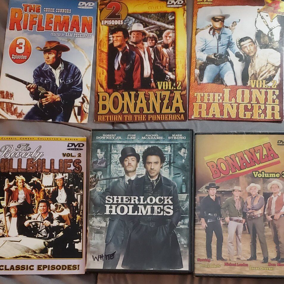 DVDs assorted western