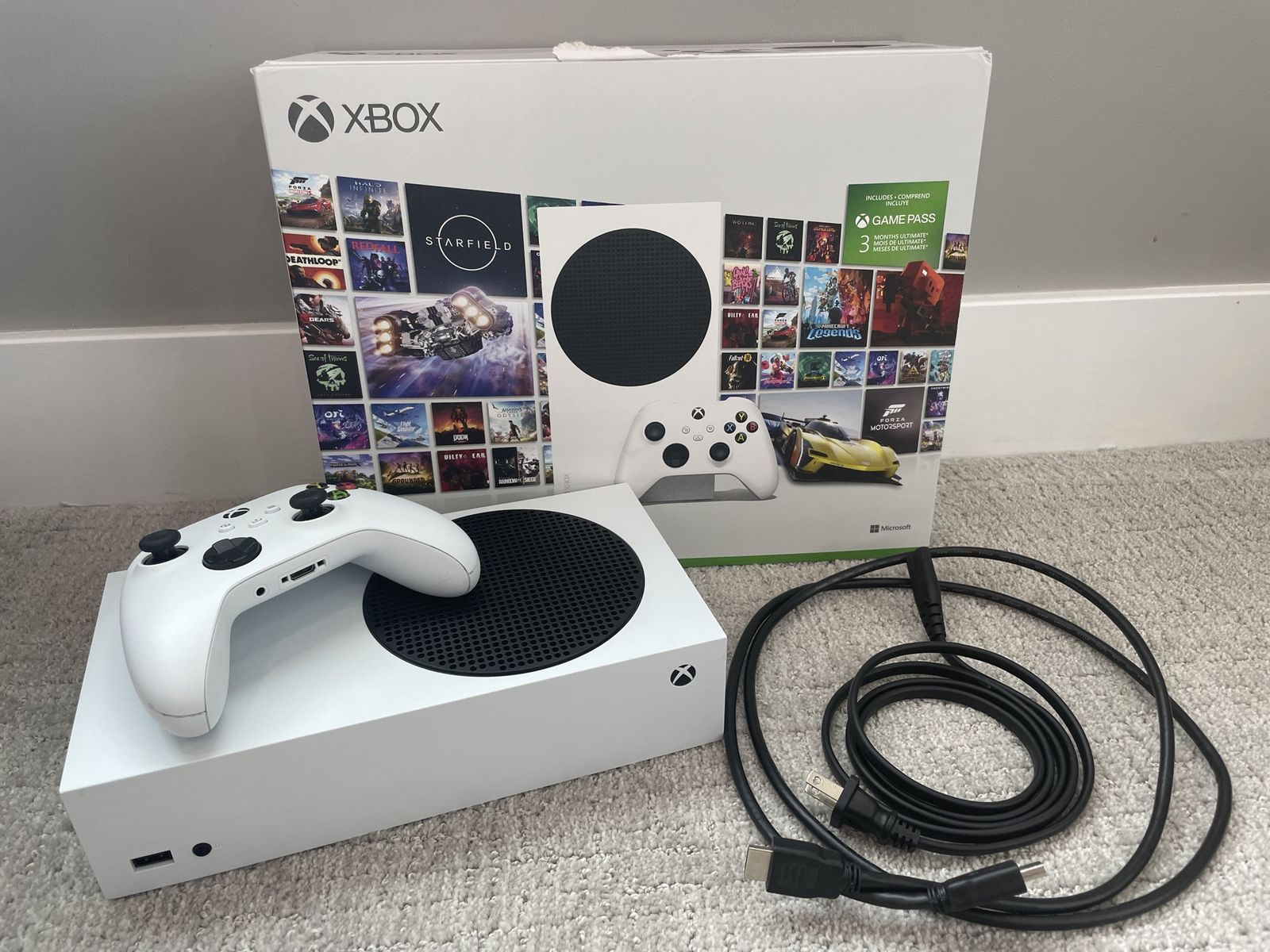 Xbox Series S 512GB All-Digital Console with Wireless Controller & Game Pass Ultimate