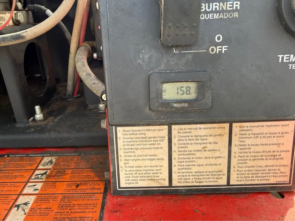 Steam cleaning trailer