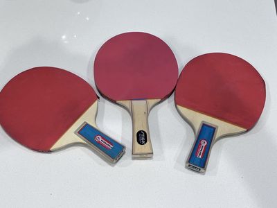 Table Tennis Paddle Set – 3 Paddles