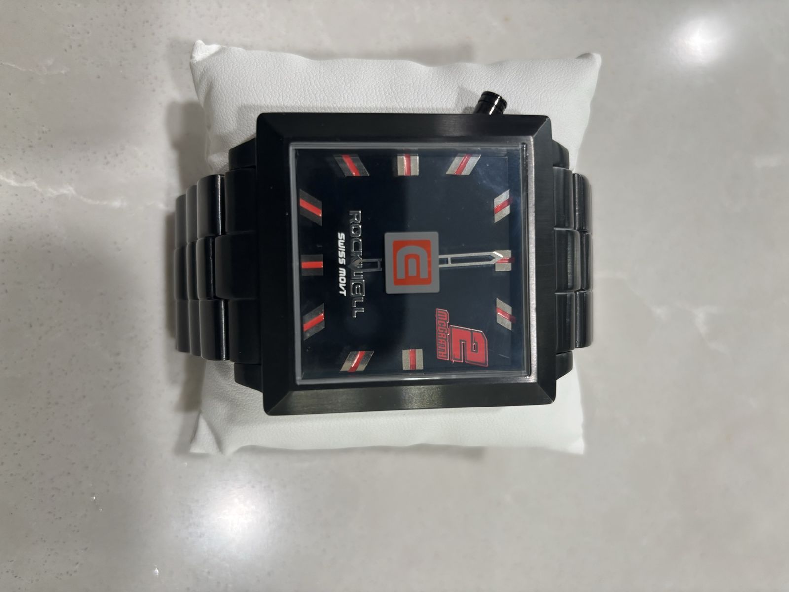 Rockwell Jeremy McGrath Edition 50mm Square Black Watch Swiss Movt