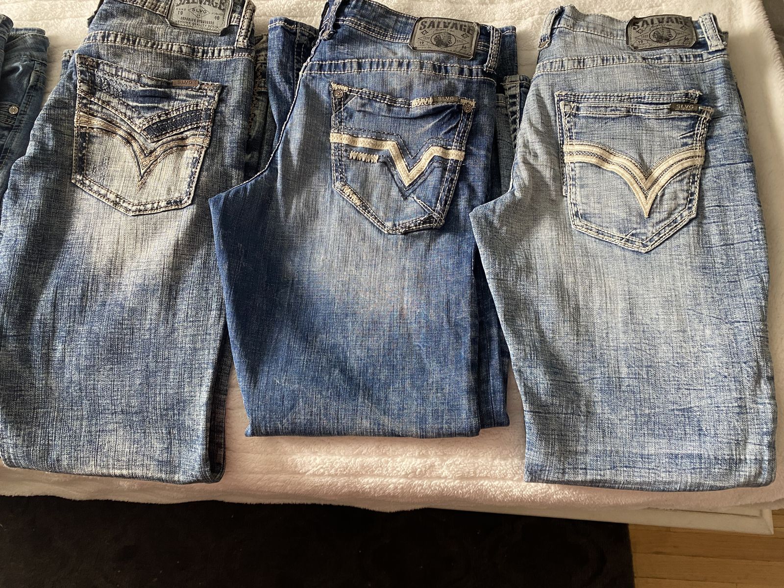 Mens Salvage Jeans Lot Of 5 Pair