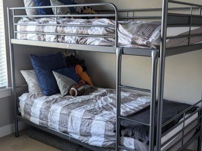 bunk bed silver