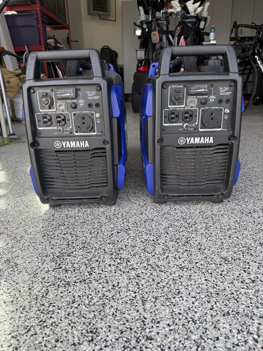 Yamaha EF2200IS Inverter Generators (Pair for Sale)
