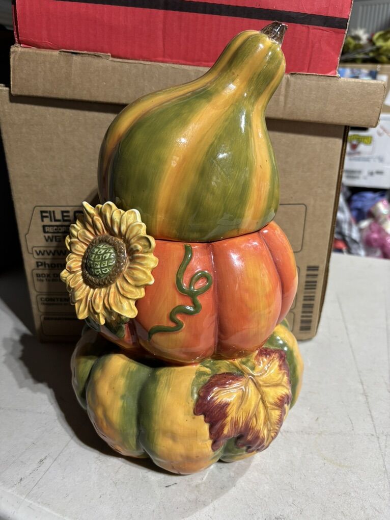 Cute Fall Cookie Jar
