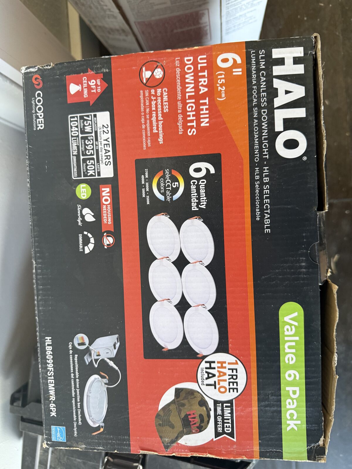 Halo 6” Ultra Thin Downlights