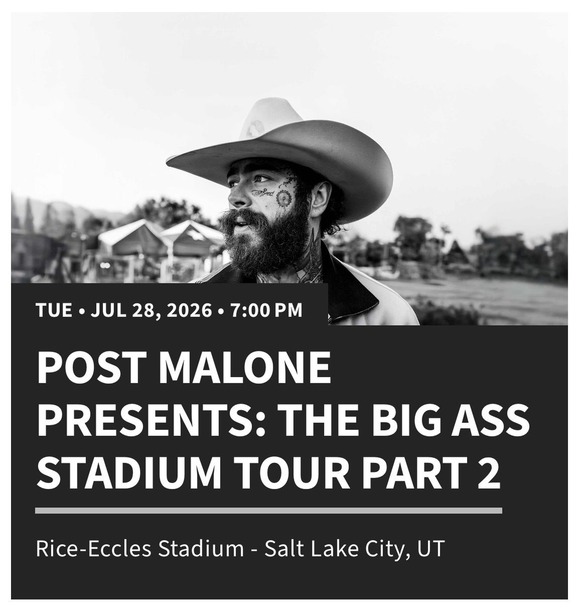Post Malone: The Big Ass Stadium Tour Part 2