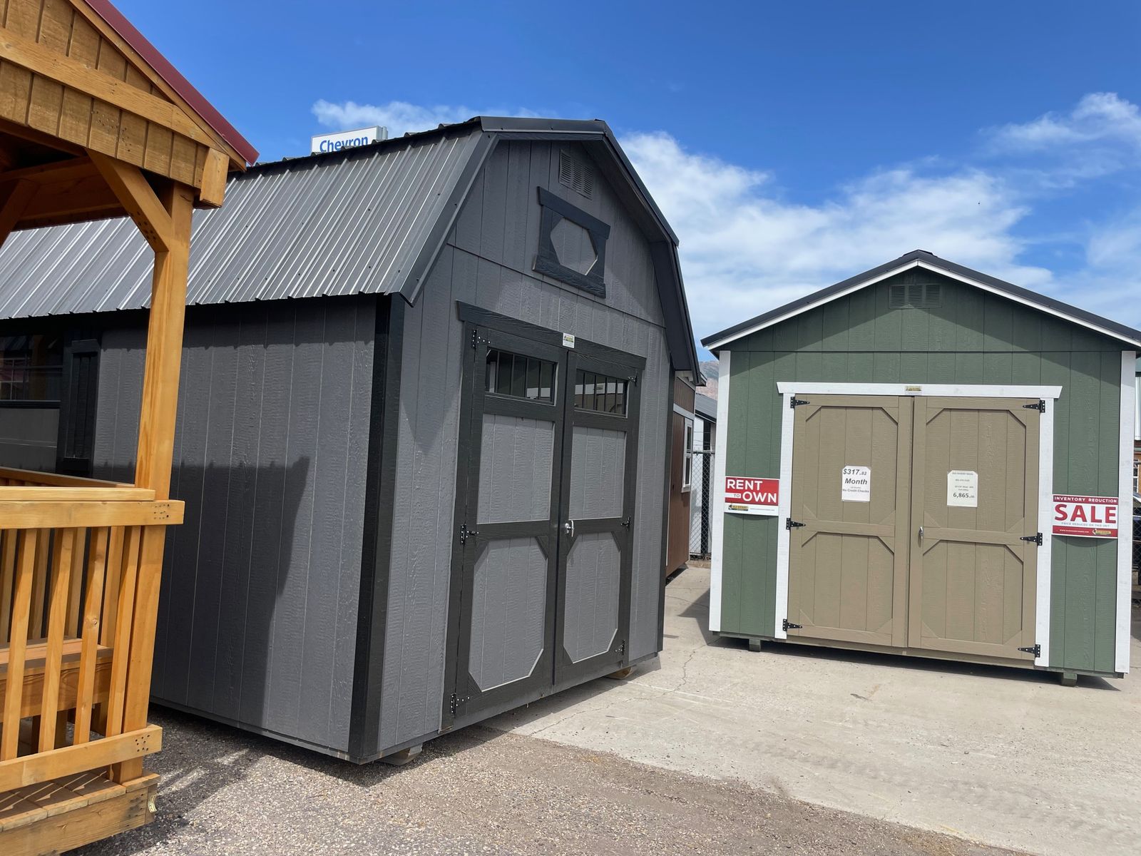 Loaded 10x20 End Lofted Barn.  Spring into Savings!