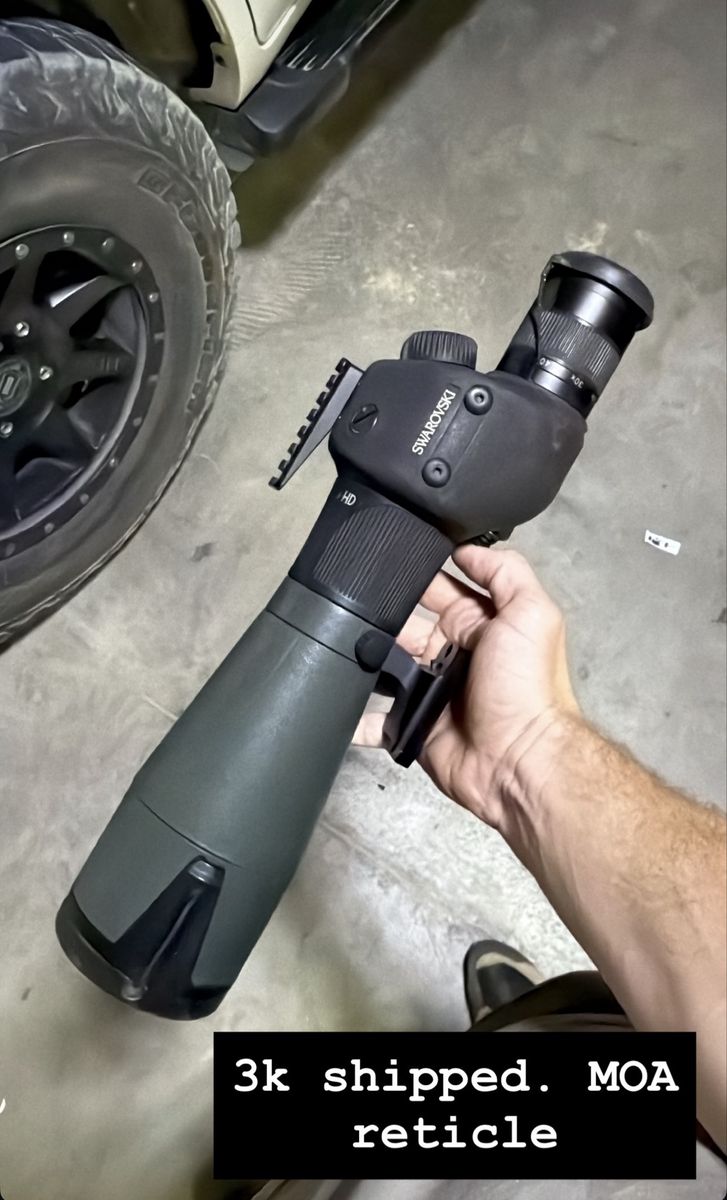 Swarovski STR 80 spotting scope MOA reticle