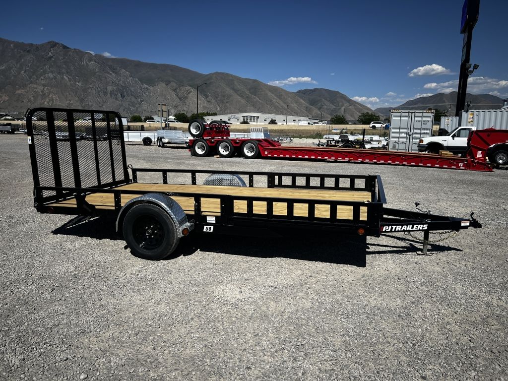 2026 PJ Trailers 7x14 83 Single Axle Channel (U8) Utility Trailer"