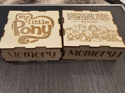 Custom Wooden Laser-Engraved Memory Matching Games
