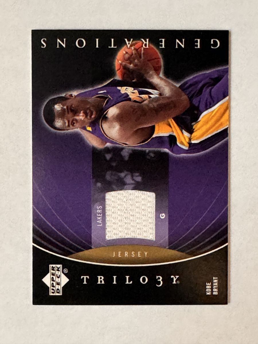 2006 Upper Deck Kobe Bryant Generations Trilogy Patch #PRM-KB Game Used