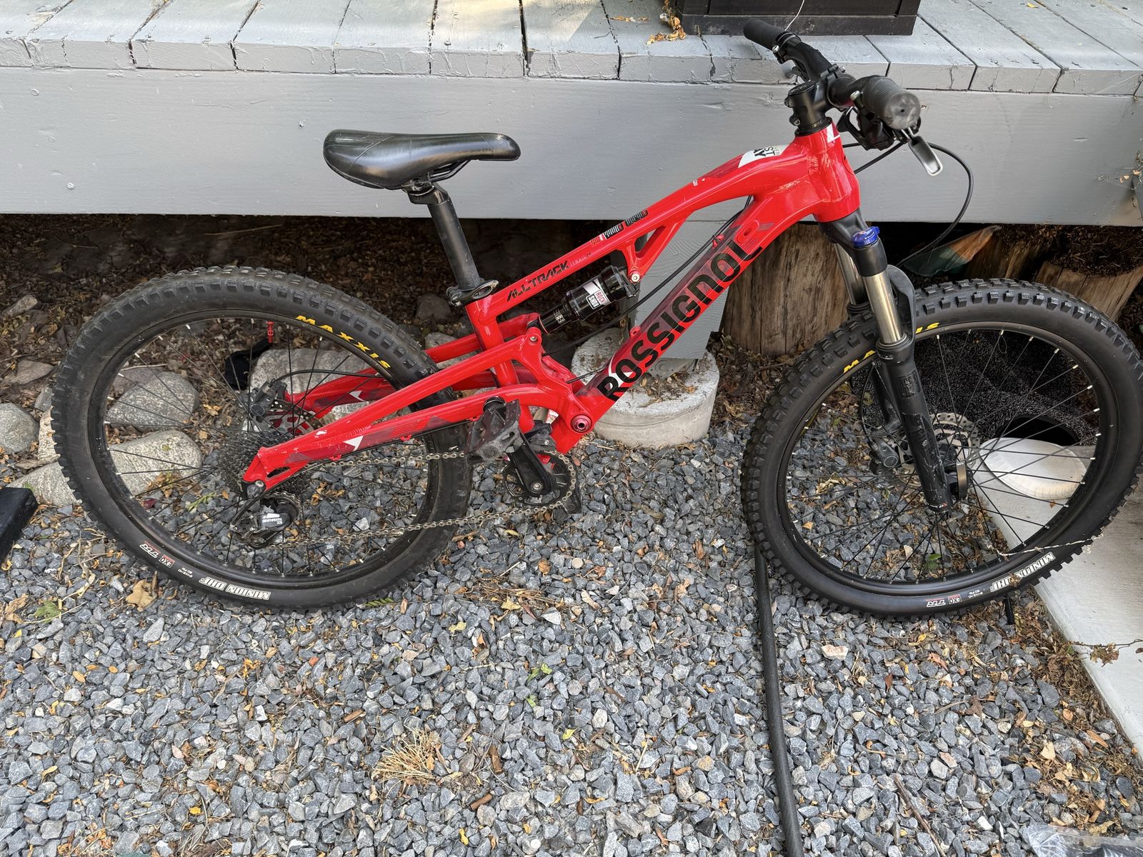 Rossignol All Track Trail 24 Full Suspension Youth Mountain Bike - Red